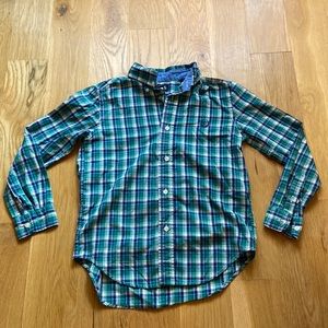 Chaps Kids Button Down Shirt Size 7